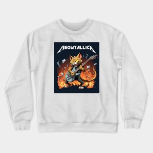 Meowtallica 4 Crewneck Sweatshirt